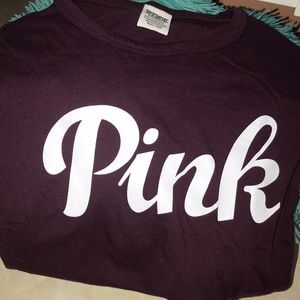 Long sleeve pink shirt
